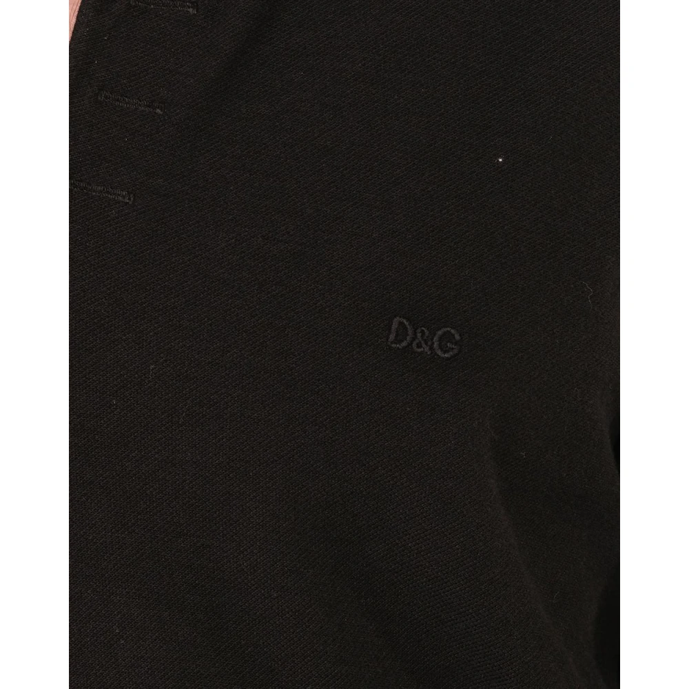 Dolce & Gabbana Klassieke Polo Shirt voor Mannen Black Heren