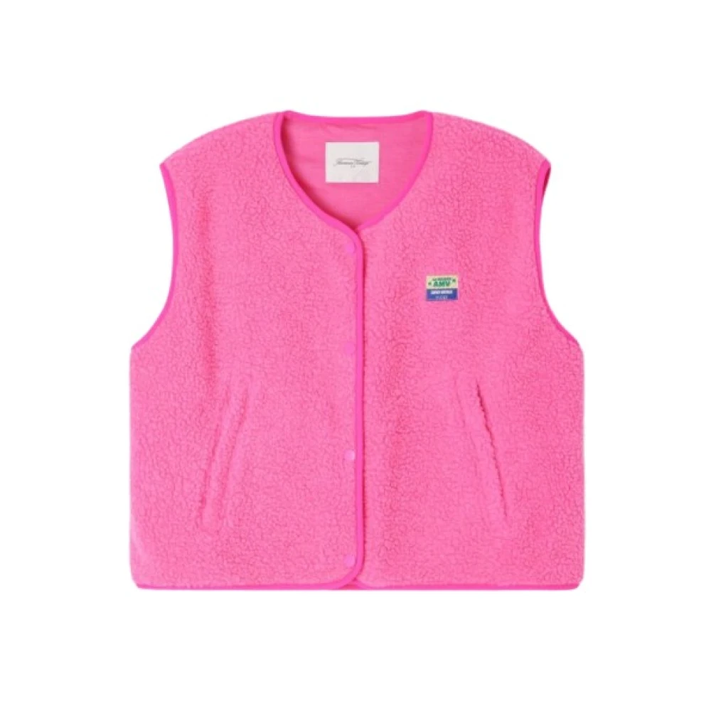 American Vintage Damen Rosa Jacken, Xs/Sgröße: