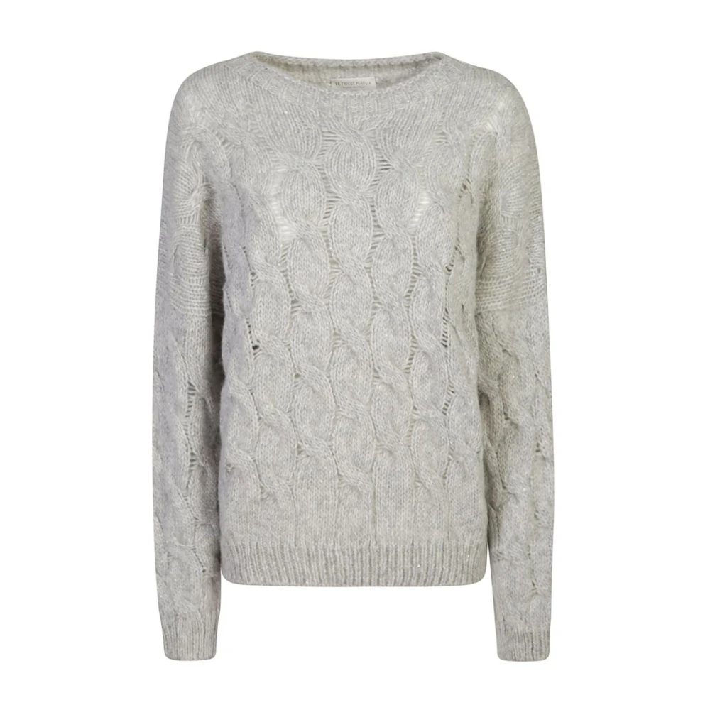 Le Tricot Perugia Grijze Sweaters voor een stijlvolle uitstraling Gray Dames