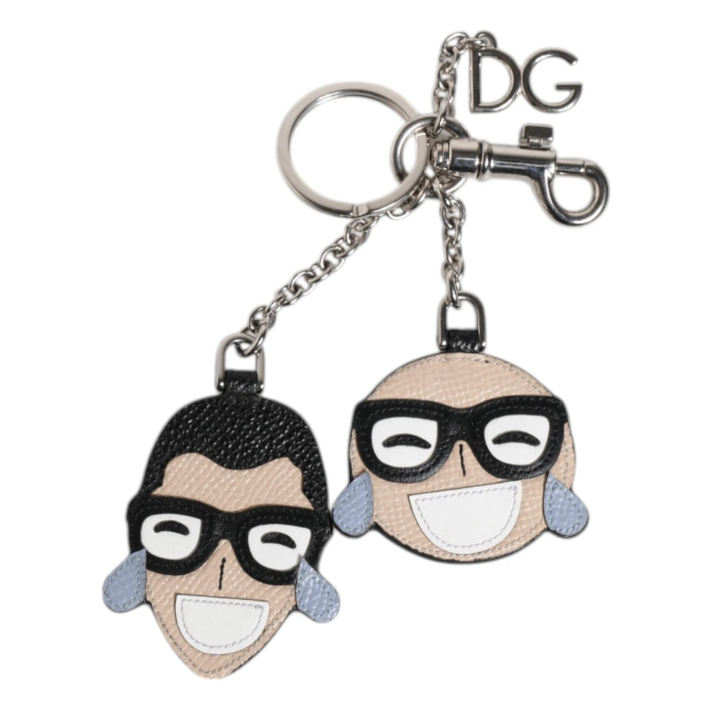 Dolce & Gabbana Unisex Multicolor Dgfamily Logo Keychain Keyring