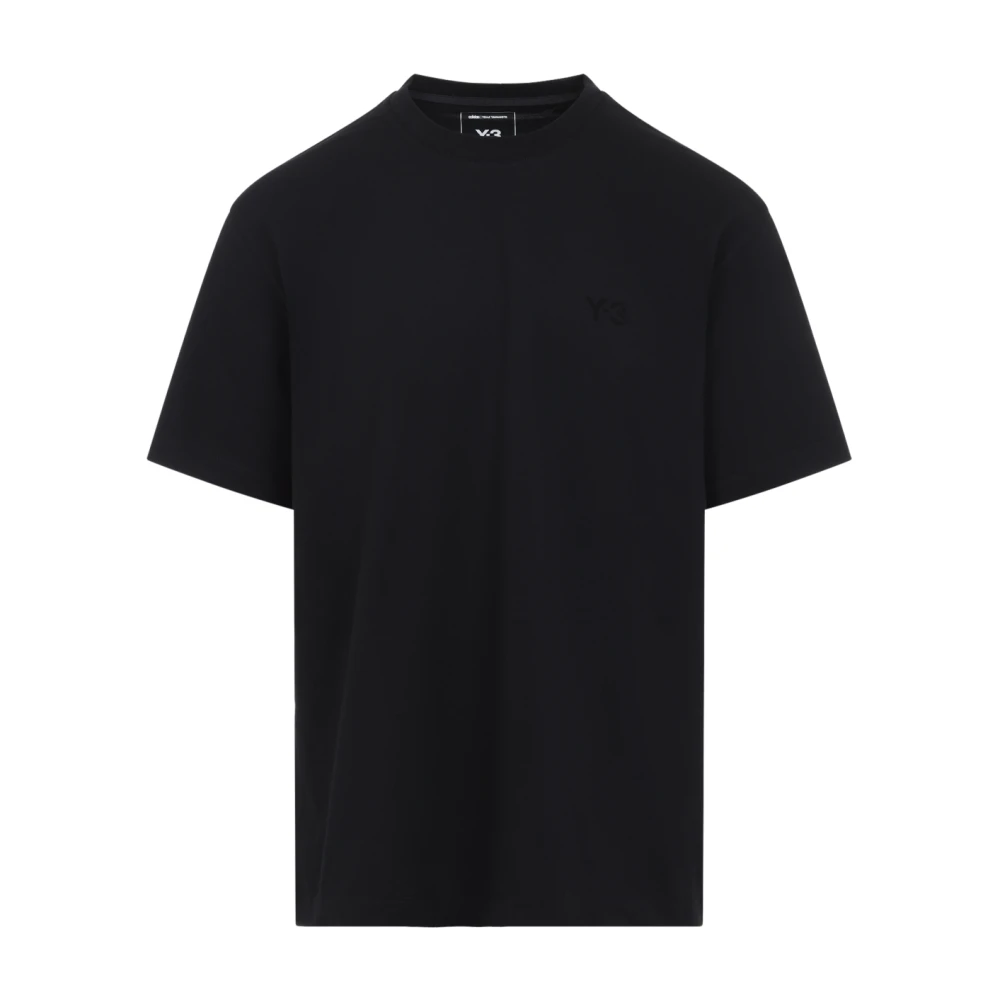 Y-3 Men's Black Regular Short Sleeve Tee - T-Shirts - S - Tops