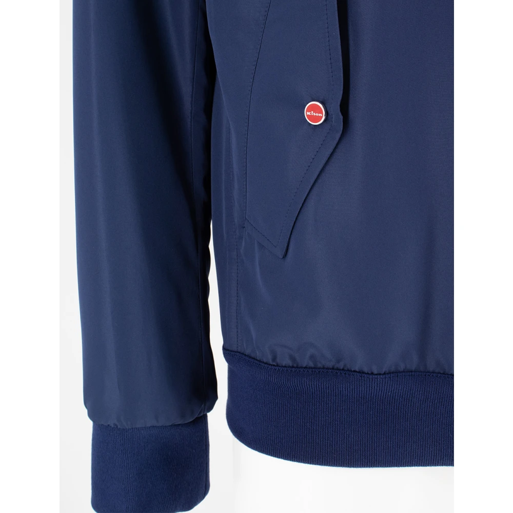 Kiton Klassieke Lichtgewicht Ritsjas Blue Heren