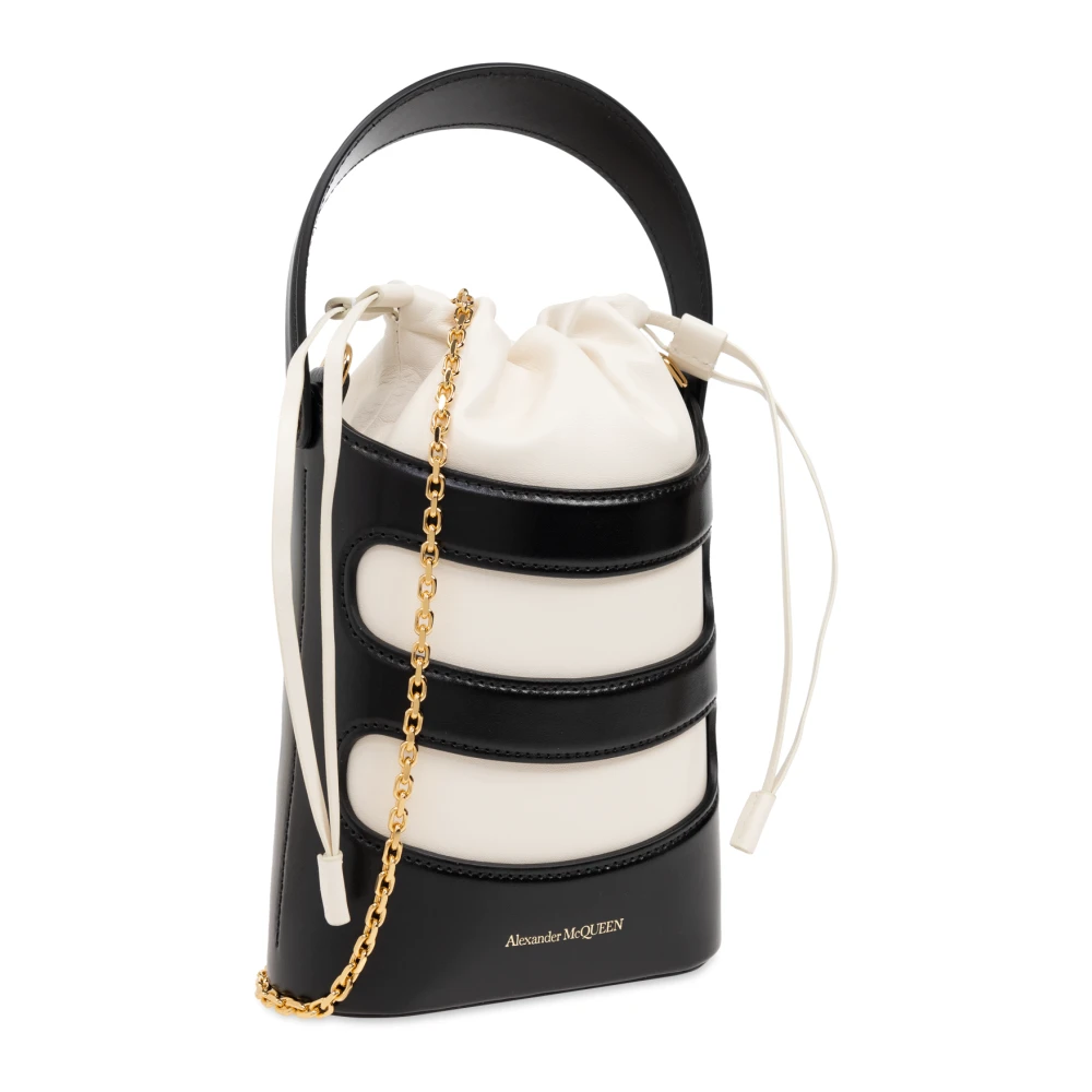 alexander mcqueen Mini The Rise schoudertas White Dames
