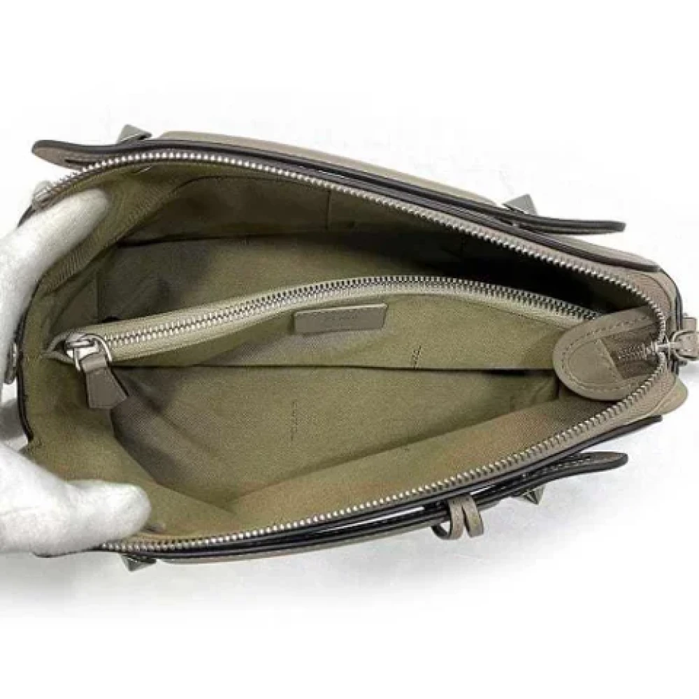 Fendi Vintage Pre-owned Leather fendi-bags Beige Dames