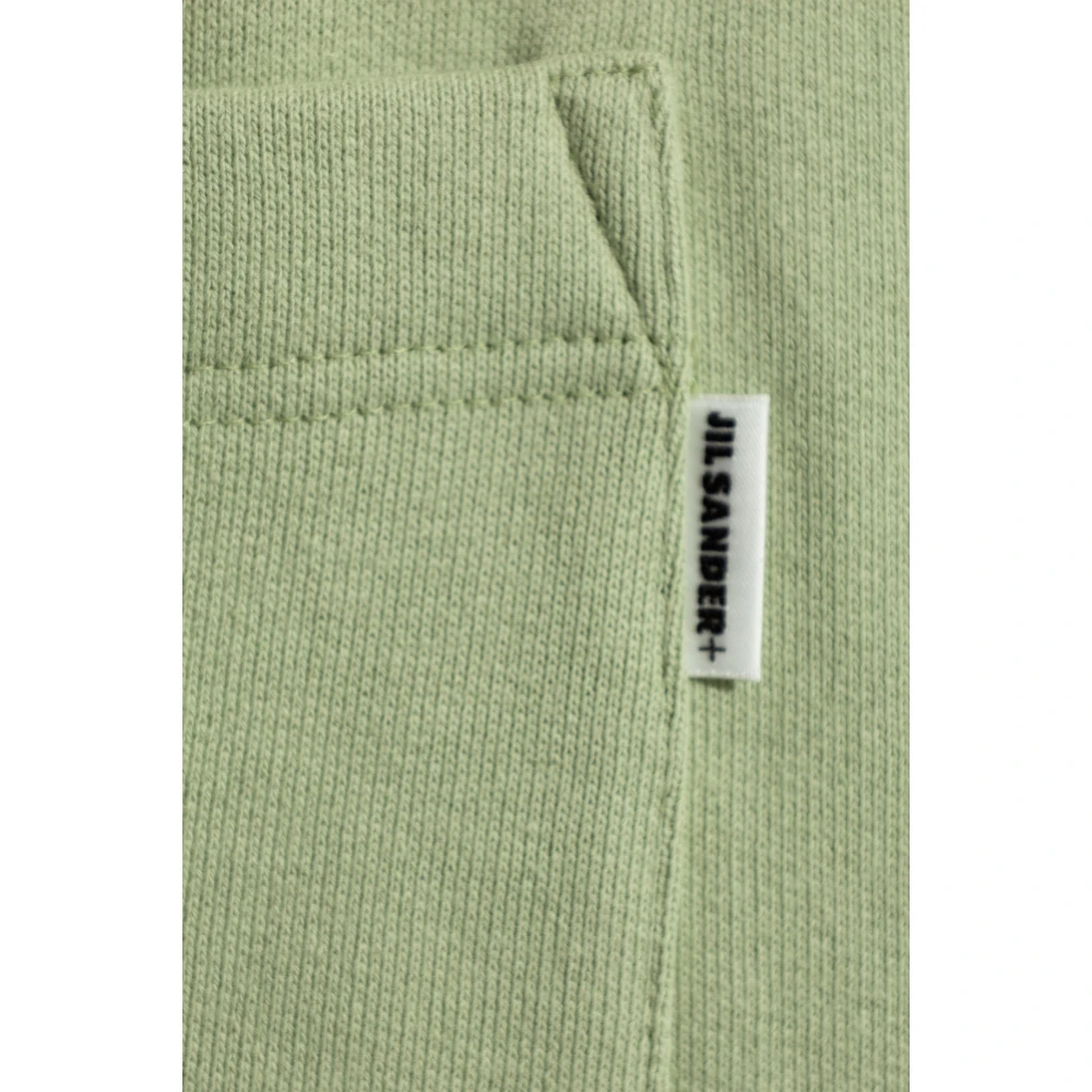 Jil Sander Sweatpants met logo Green Dames