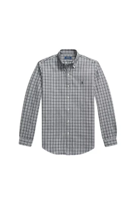 Custom Fit Borstad Oxford Skjorta