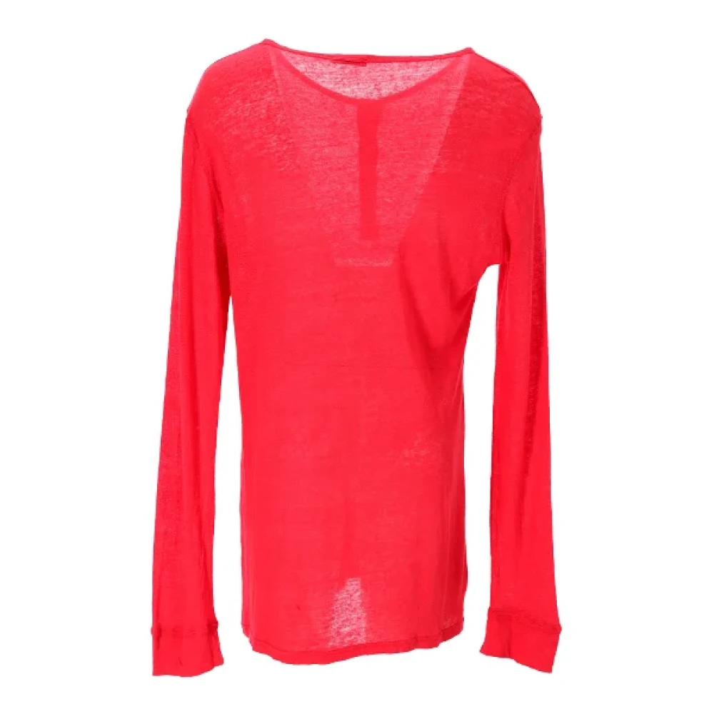 Balmain Pre-owned Fabric tops Red Dames