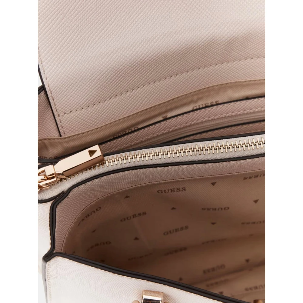 Guess Stijlvolle Crossbody Handtas Beige Dames