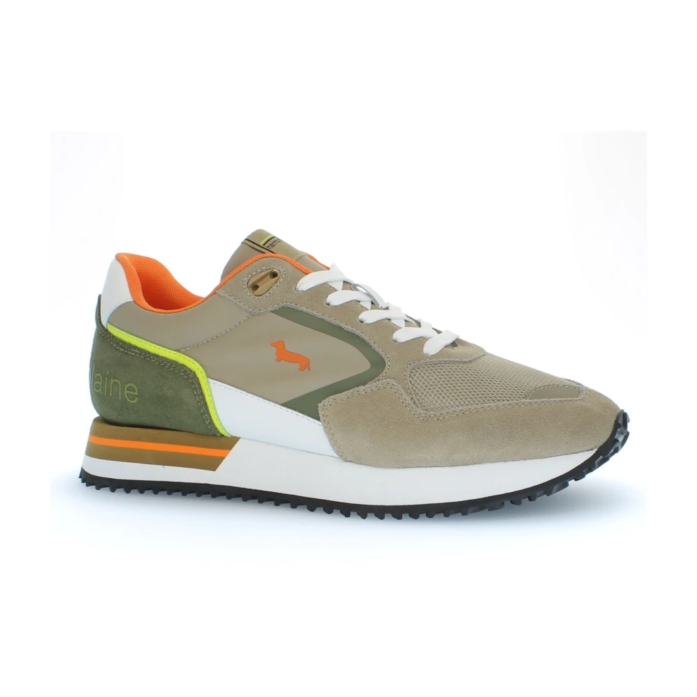 Harmont & Blaine Bassotto Logo Sneakers Suède Heren Schoenen Veelkleurig Multicolor