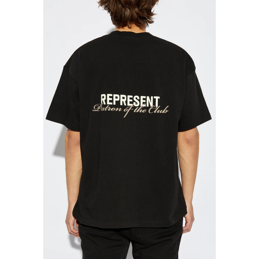 Represent Patron Of The Club T-Shirt Black Heren