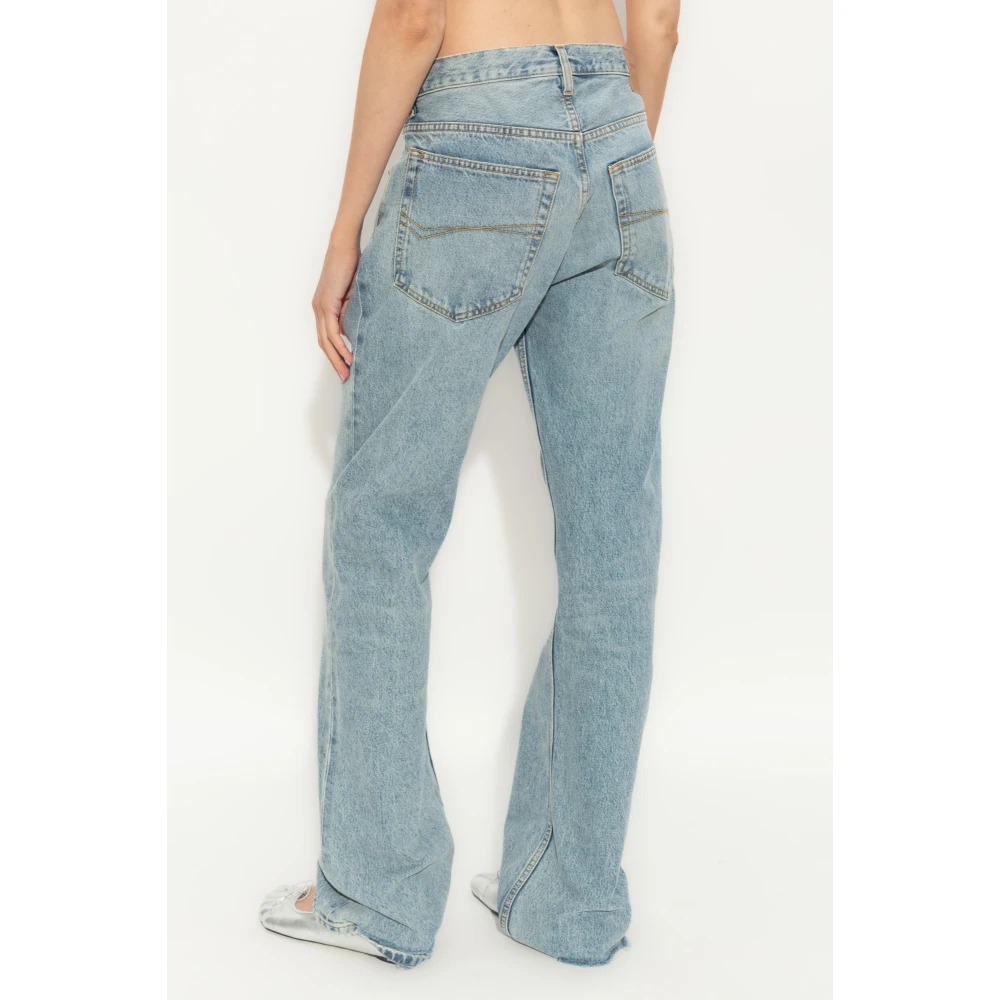 Balenciaga Jeans met een vintage-effect Blue Dames