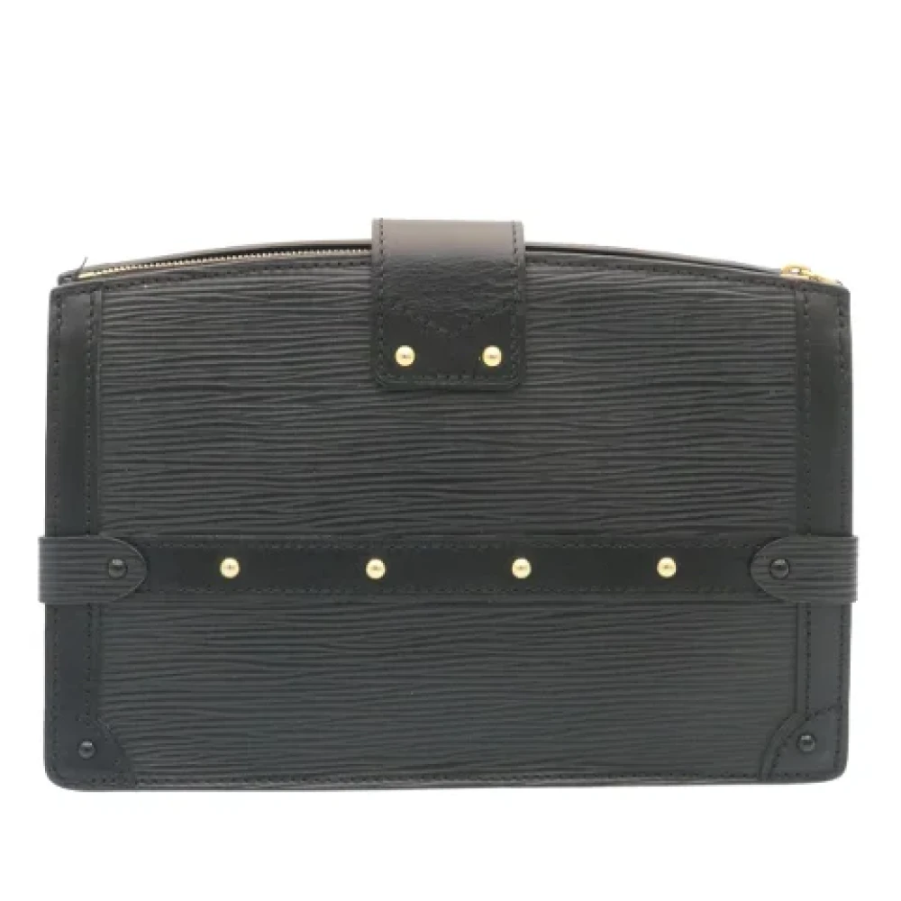 Louis Vuitton Vintage Pre-owned Leather louis-vuitton-bags Black Dames
