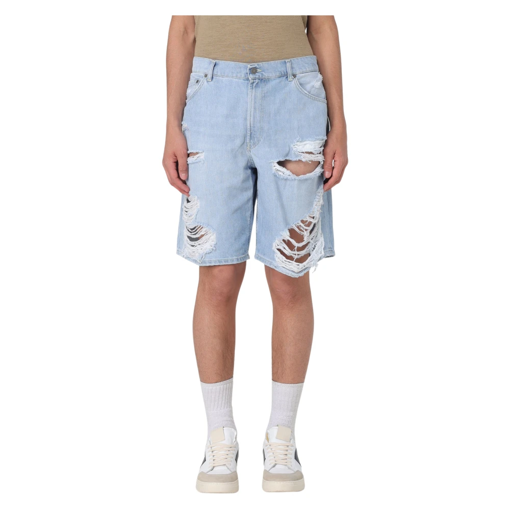 Herre, Shorts, Blå, W36