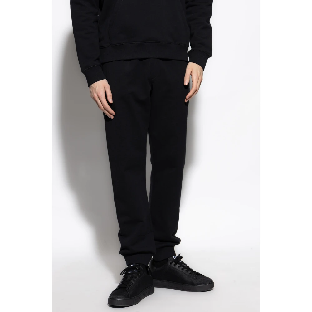 Versace Sweatpants met logo Black Heren