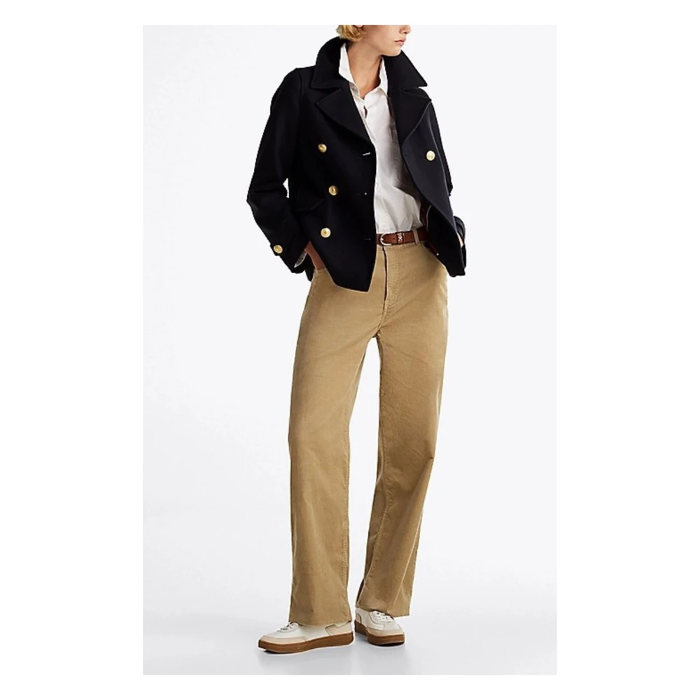 Tommy Hilfiger Wollen Peacoat voor vrouwen Blue Dames