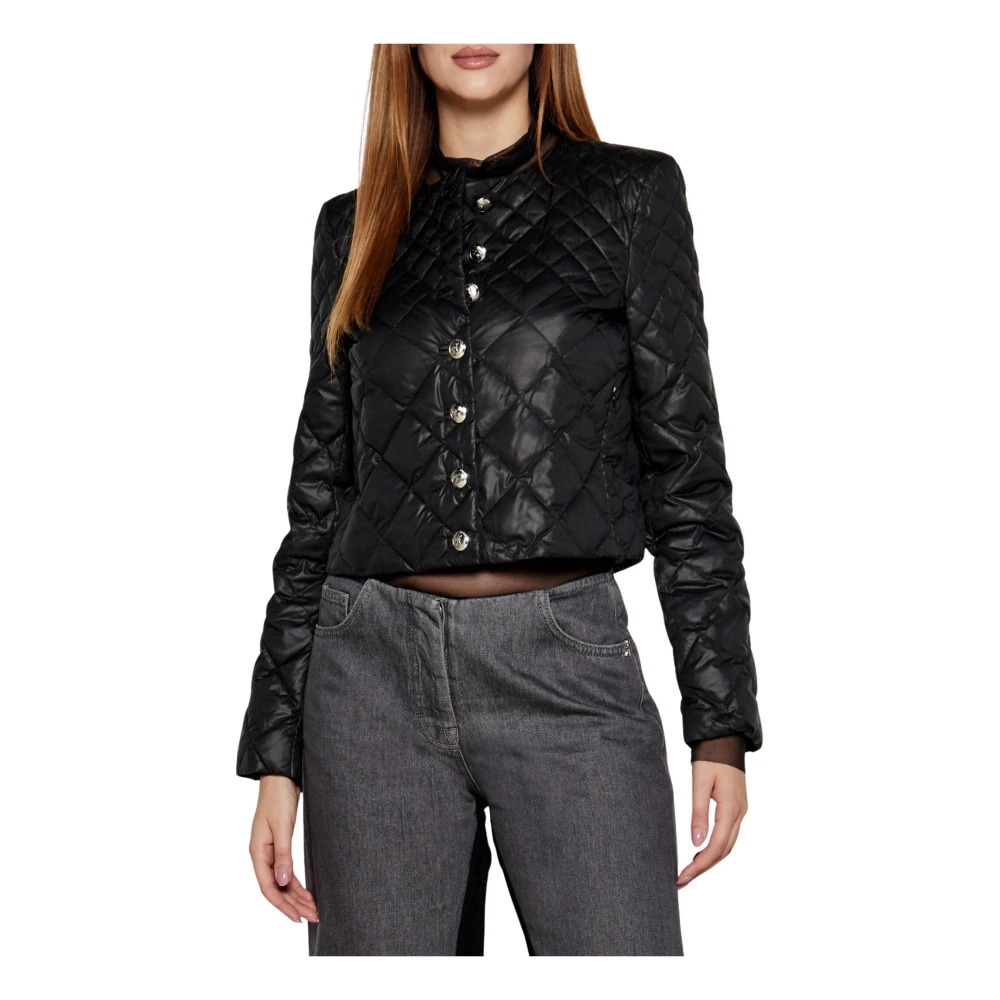PATRIZIA PEPE Ultralight Piumino Jas Black Dames