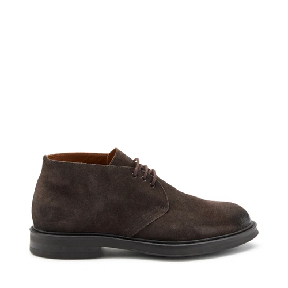 Frau Mocka Desert Boot Stil Skor Brown, Herr