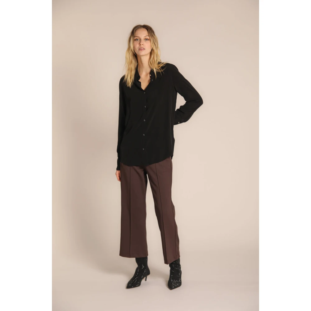 Mason's Elegante Nicole Damesblouse in Viscose Black Dames