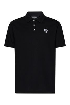 polo-slim-fit-noir-avec-logo