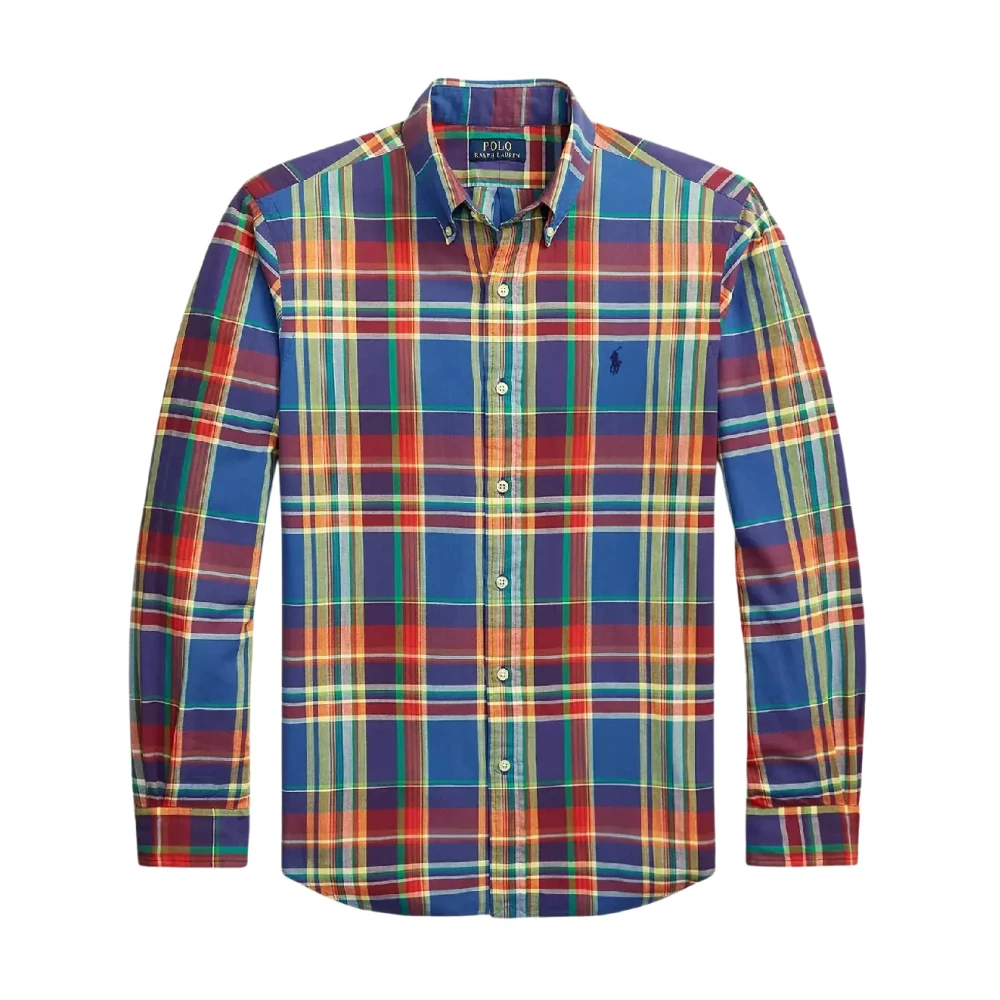 Ralph Lauren Kleurrijk Geruit Custom Fit Overhemd Multicolor Heren