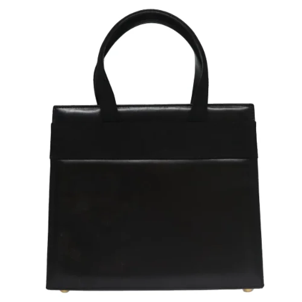 Salvatore Ferragamo Pre-owned Leather handbags Black Dames