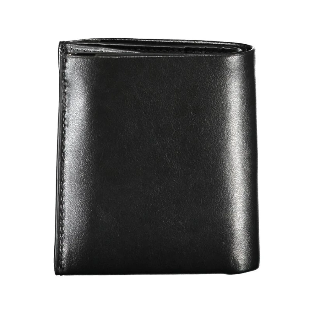 Calvin Klein Elegante Zwarte Rfid Portemonnee Black Heren