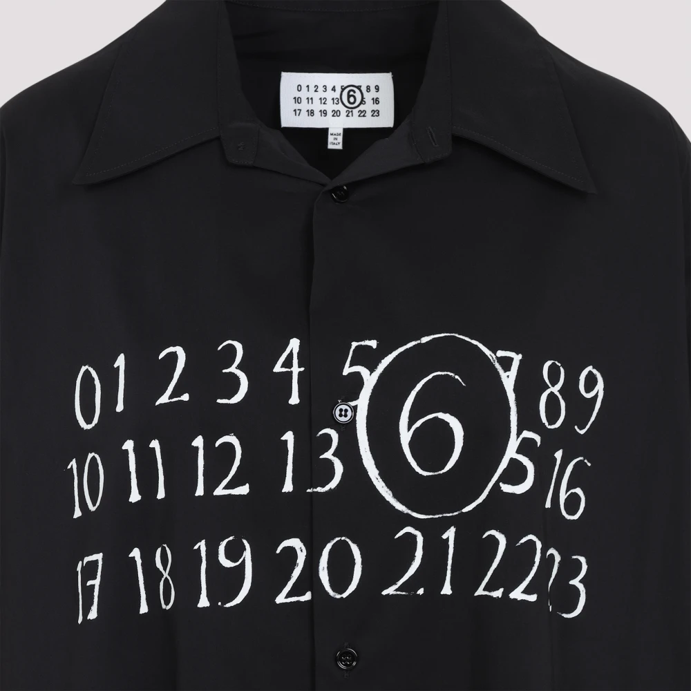 MM6 Maison Margiela Zwarte Jurk Black Dames