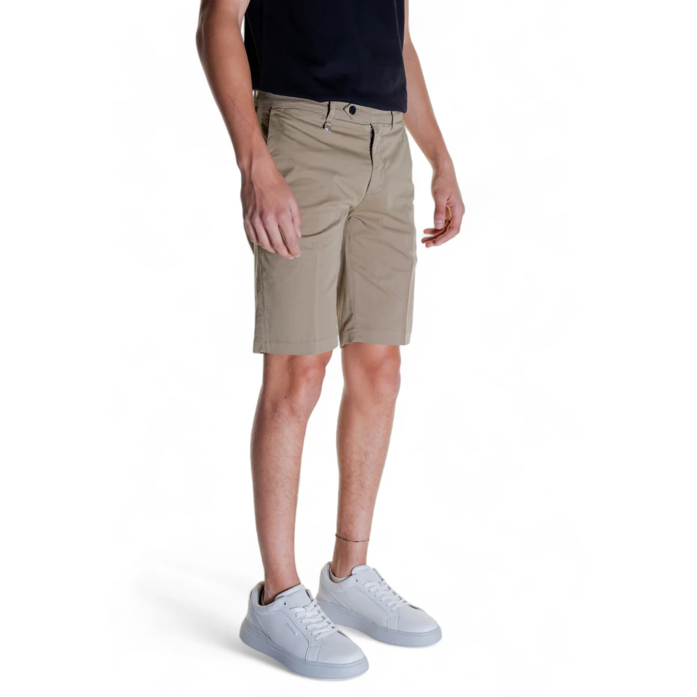 Antony Morato Beige Katoenmix Shorts met Zakken Beige Heren