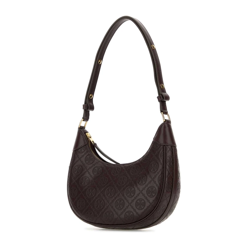 TORY BURCH Klassieke Bruin Leren Schoudertas Brown Dames