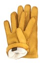 dark-yellow-cashmere-lined-gloves