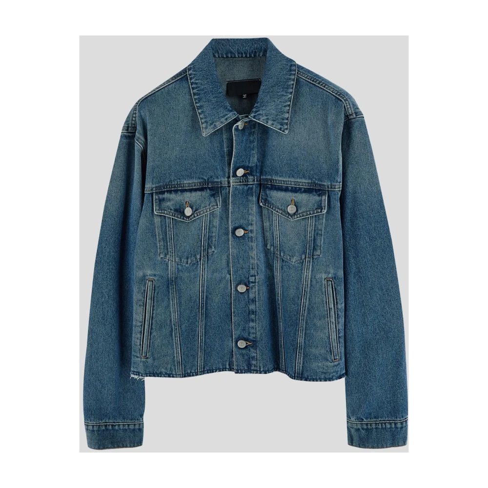 MM6 Maison Margiela Katoenen Denim Jack Blue Heren