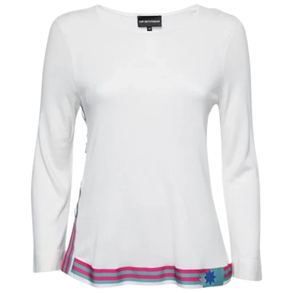 Armani Pre-owned Knit tops White Dames