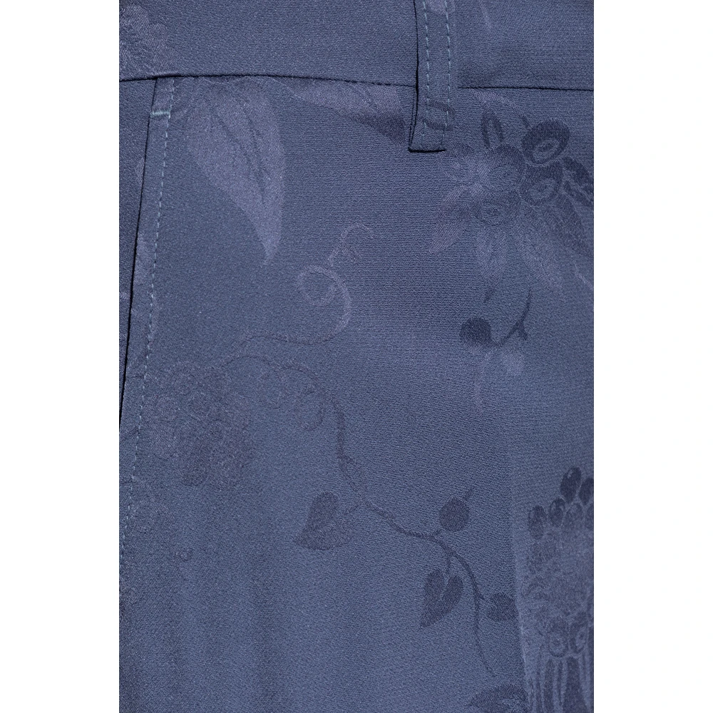 ETRO Geplooide broek Blue Dames