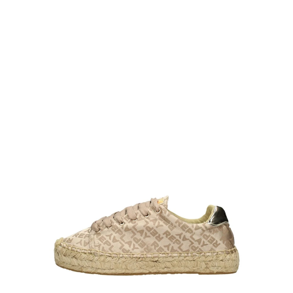 Replay Nash Allover Lace-up Low Sneakers Dames Schoenen Roze