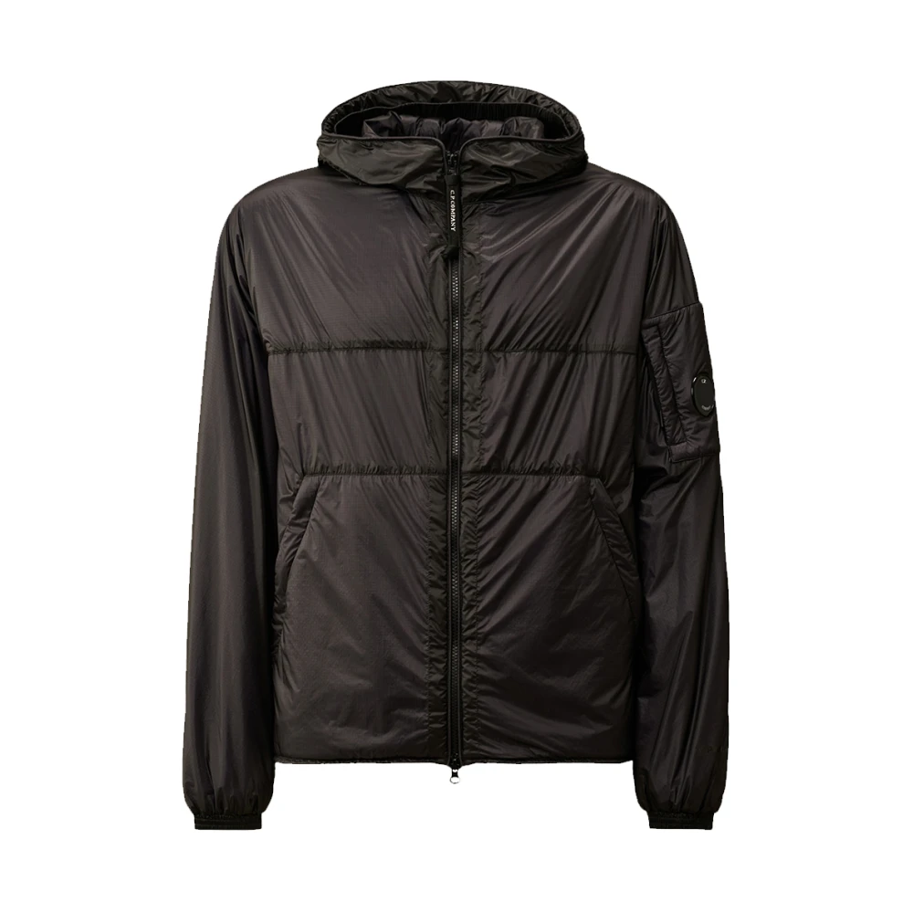C.P. Company Zwarte Shell Hoodie Jas Black Heren