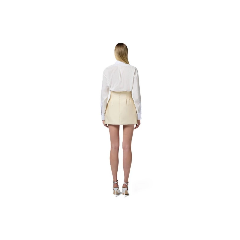 Elisabetta Franchi Polyester Rok Beige Dames