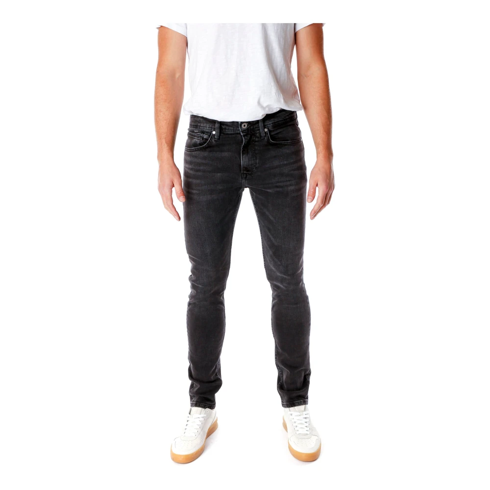 Pepe Jeans Slim Fit Jeans med Fade-effekter Gray, Herr