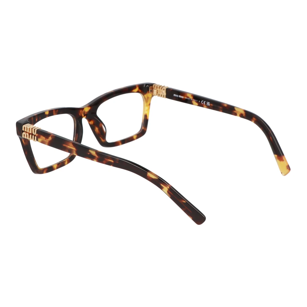 Miu Moderne vierkante montuur bril Brown Unisex