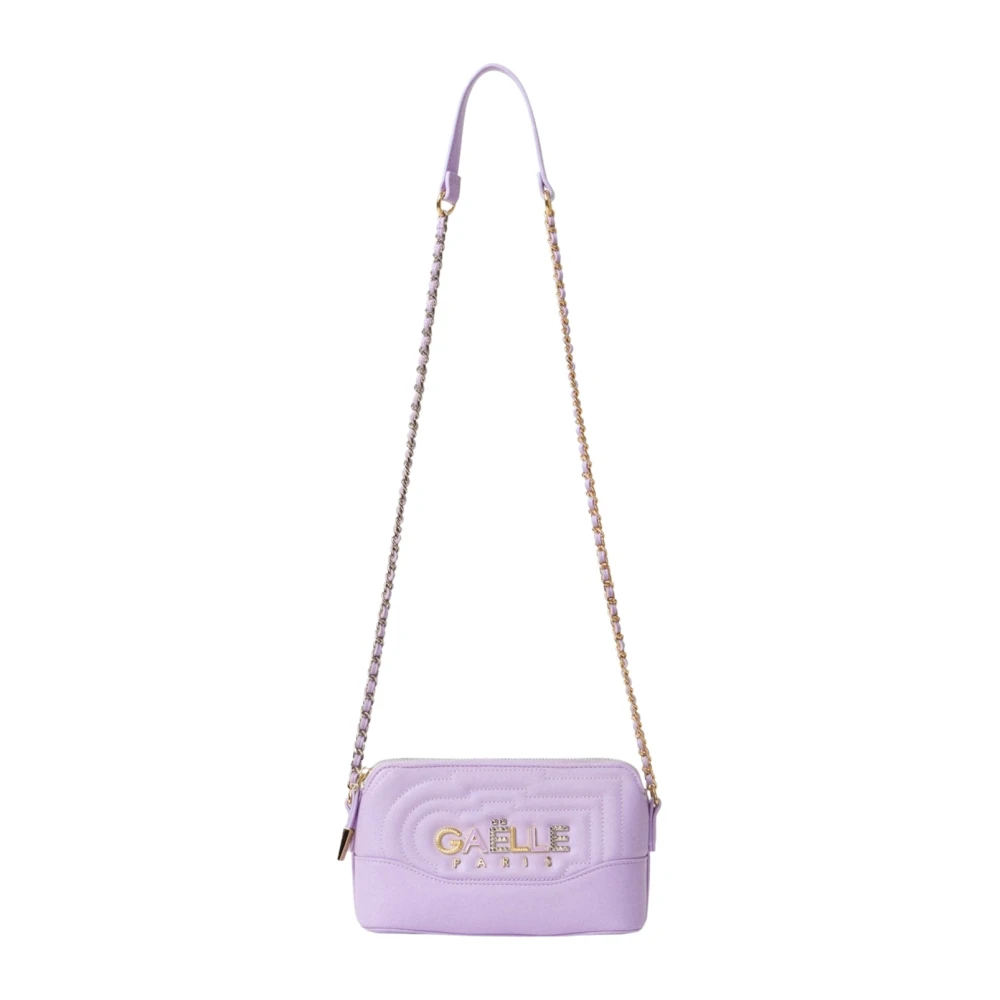 Gaëlle Paris Women's Purple Camera Bag Eco Leather