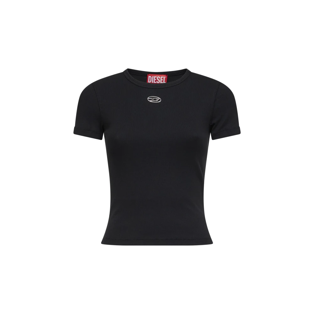 Diesel Donna Nero Top, L, New,