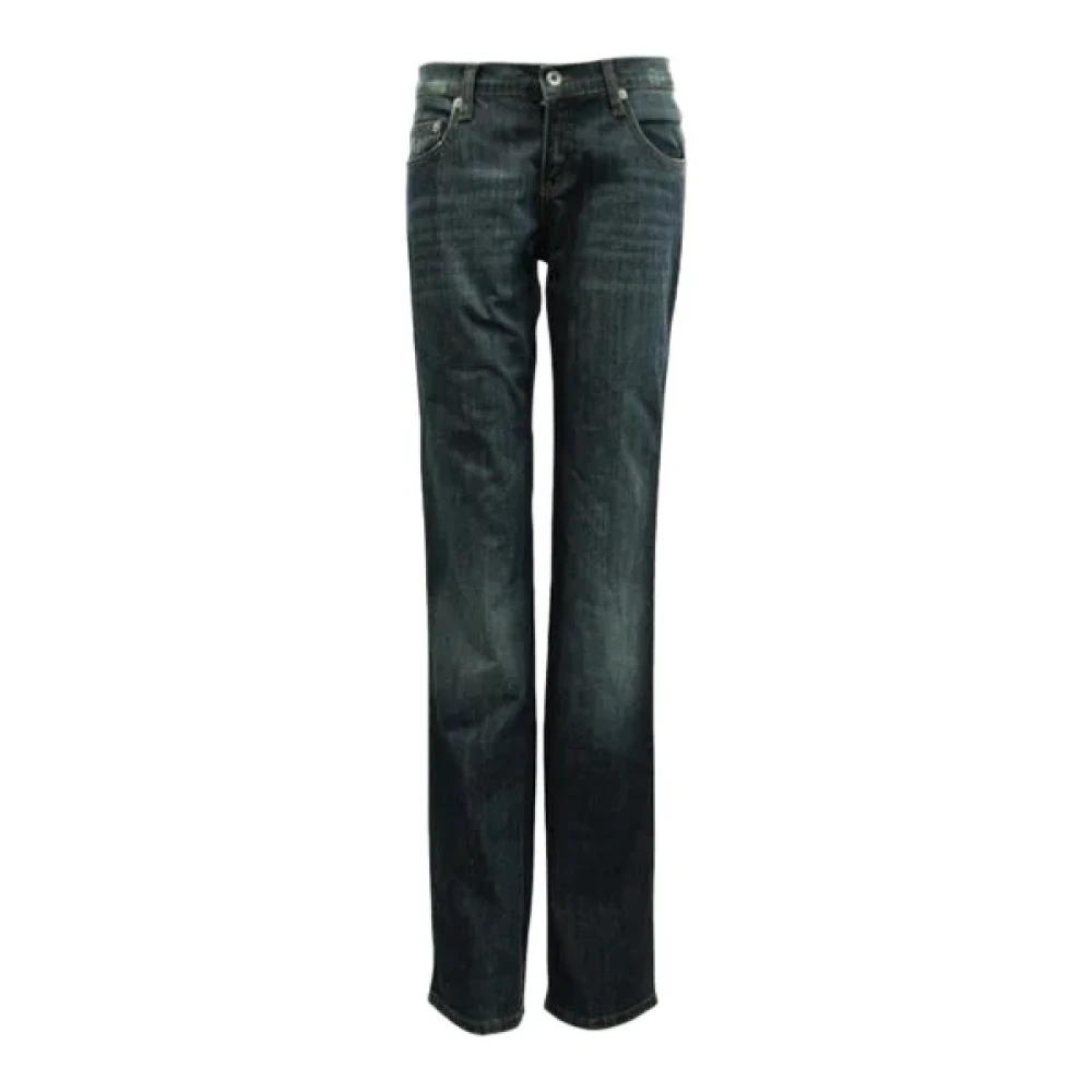 Moschino Pre-Owned Pre-owned Cotton jeans Blue Dames