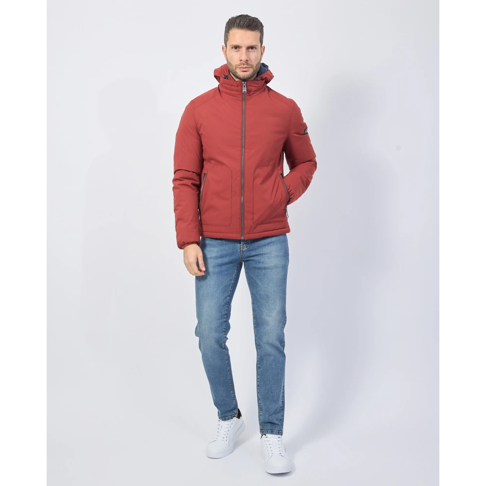 YES ZEE Rode gevoerde softshell jas Red Heren