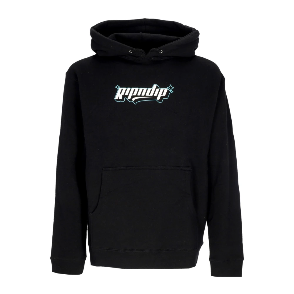 Ripndip Zwarte hoodie met kangoeroezak Black Heren