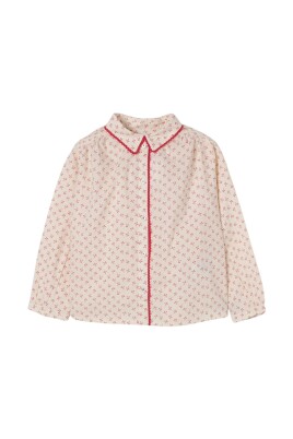 red-floral-print-collared-shirt