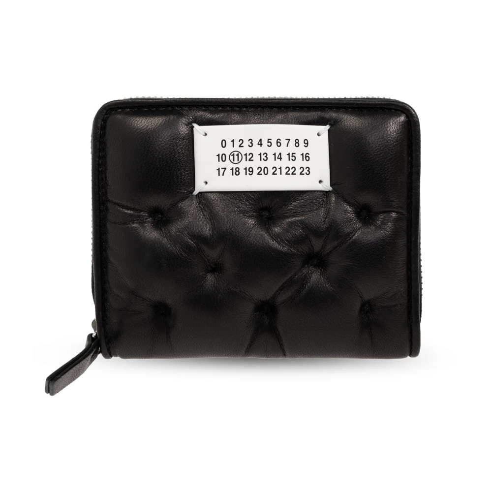 Maison Margiela Portemonnee met logo Black Unisex