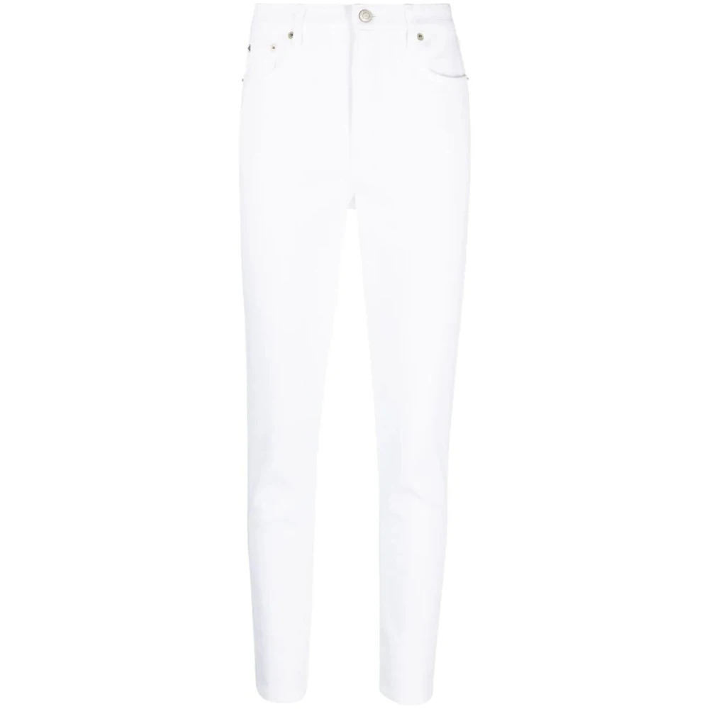Ralph Lauren Ankle Skinny Jeans White Dames