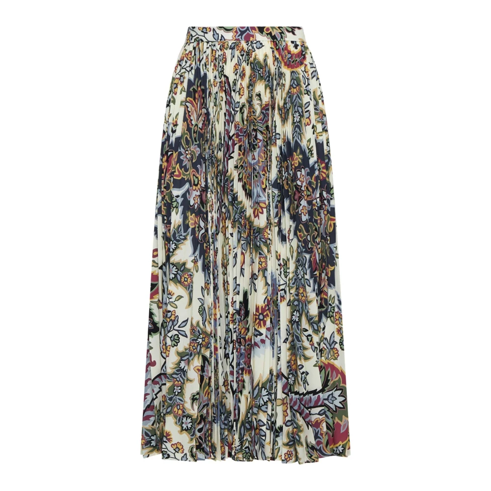 ETRO Paisley Print Geplooide Rok Multicolor Dames