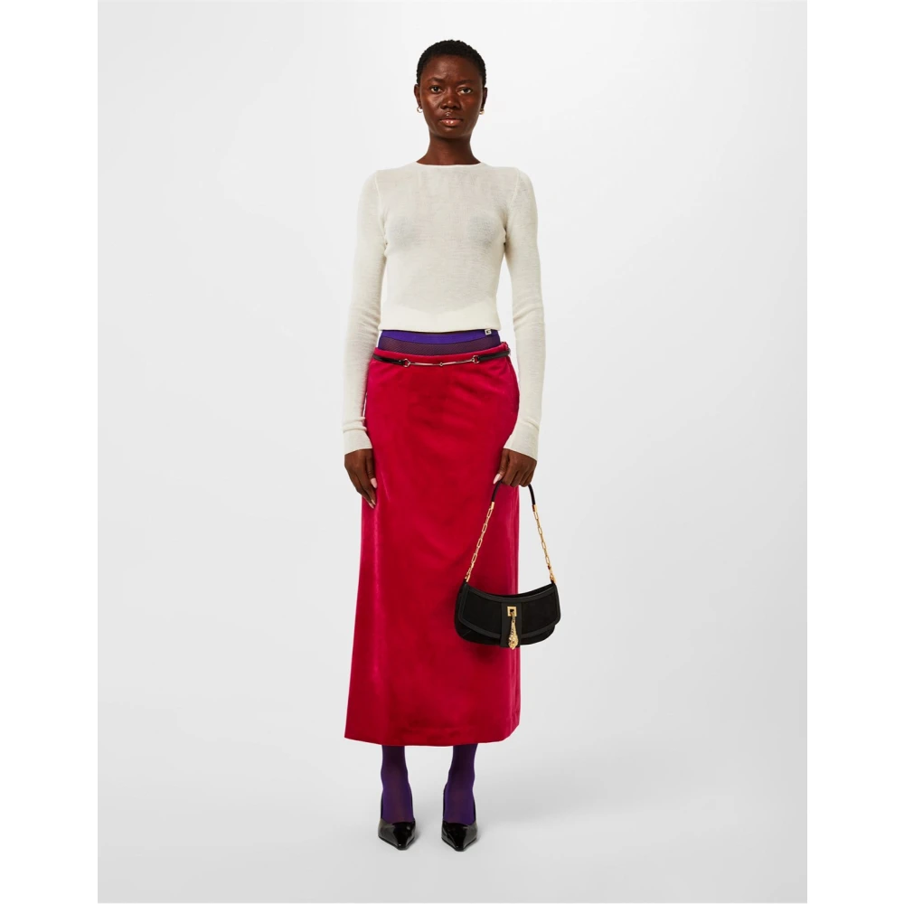 Gucci Schoudertas met Tiger Head Logo Black Dames
