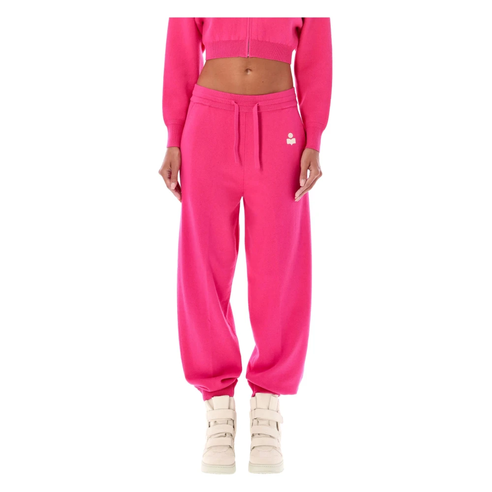 Isabel Marant Étoile Orchid Kira Jogging Broek Aw24 Pink Dames