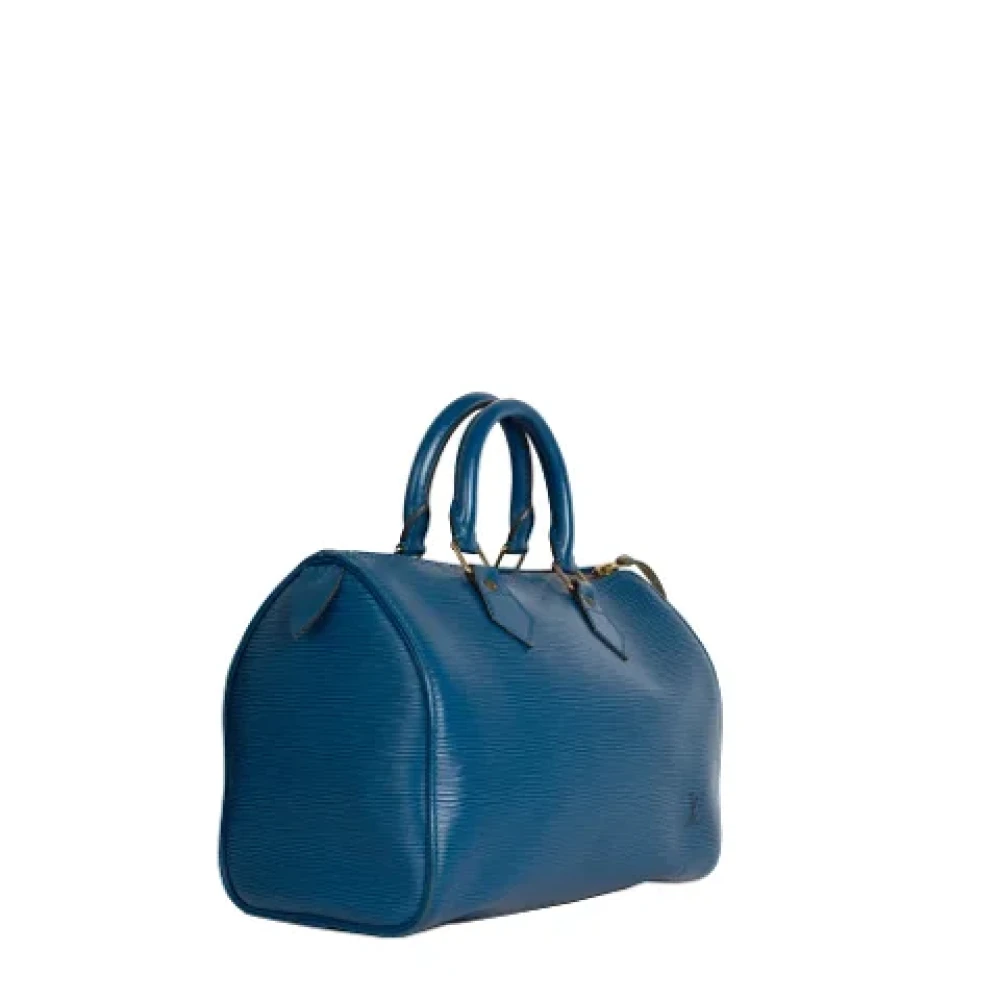 Louis Vuitton Vintage Pre-owned Leather handbags Blue Dames